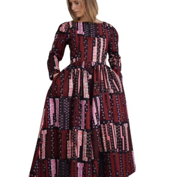 KEMI TELFORD Yemisola Greta Midi Dress - Small - Picture 15 of 15